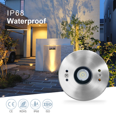 Deep Anti-glare Swimming Pool light 3W DC24V SS Material CE Certified Long-Lasting With Carton Packaging