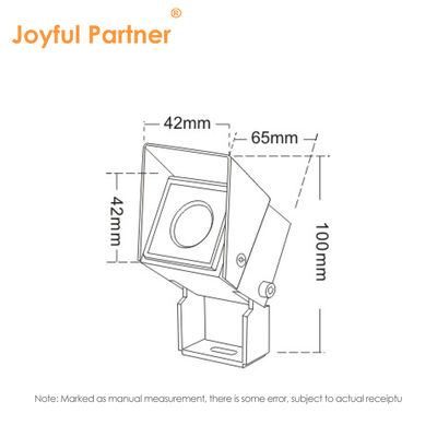 Input Voltage DC12V 1W Garden Spot Lights Die-casting Aluminium Body Black Fiunished Color Warm White 3000K