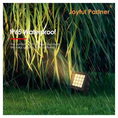 Outdoor LED Garden Spot Light Die-Casting Aluminum Square 130*130mm 16x1W LED For Outdoor Use