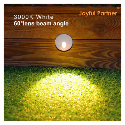 Customize Recessed Step Lights AC220V Die-casting Aluminum Body With Plastic Mounting Sleeve For Stairways