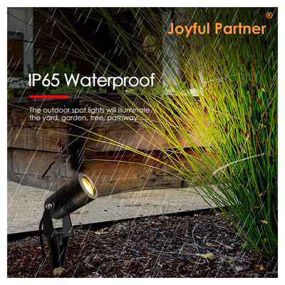Joyful Partner Led Garden Spotlights Outdoor 6W COB DC12V/DC24V 3000K Warm White For Walkway Garden Path