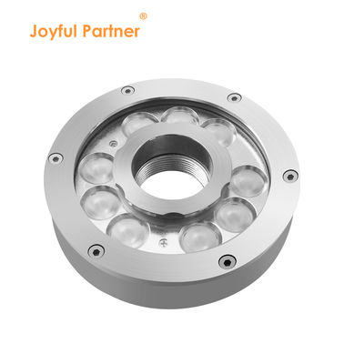 DC24V Waterproof RGB LED Ring Colorful Nozzle Lamp Underwater Light Fountain 9W & 27W IP68 Rating