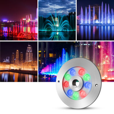Dryland LED Fountain Light  RGB 3in 1 IP68 Water Jet Outdoor Underwater From China Manufacturer