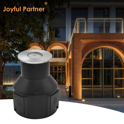 Recessed IP67 Underground Light Low Voltage 1W 3W 3000K Round Square Shape With Stainless Steel Front Cover