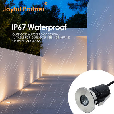 RGB LED Underground Light 3 watts DC24V Beam Angle 30Degree IP67 Mini Size with Anti-Glare Design