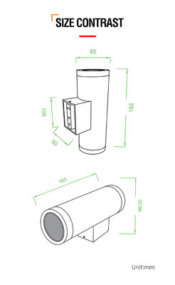 Cree COB 10W Wall light Modern Style Lighting Aluminum Housing Led Outdoor Wall Light Fixtures