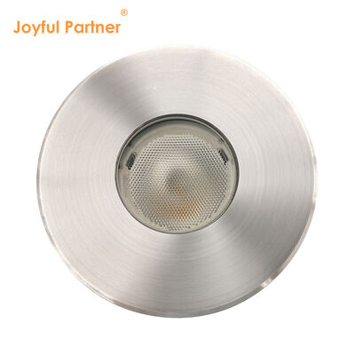 LED Inground Uplight Waterproof 3000K DIA55MM Recessed Type 24V DC IP67 With Frosted Glass