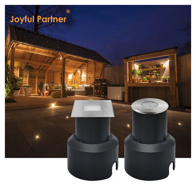 IP67 LED In-ground Lighting 1W 2W 3W Recessed Square Type SS Cover Frosted Glass Without Lens