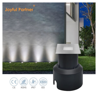 LED Underground Lights 3W Square Shape 304 or 316 Stainless Steel 45*45MM Frame Aluminium Die Cast Body