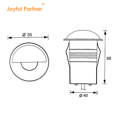 Inground Uplight Light IP67 CE Waterproof 316 Stainless Steel Trim DC 24V For Garden Yard