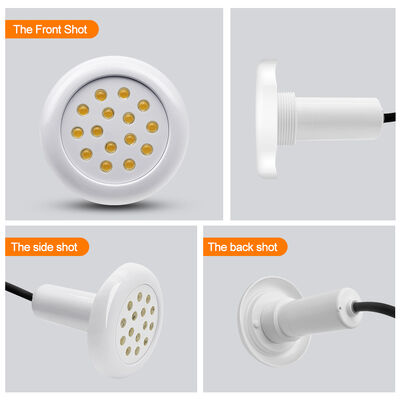 Pool Pond Lamp RGB IP68 Waterproof Fully Glued 12V 25W Anti Seepage Technology PC Material