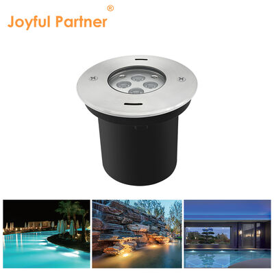 Underwater LED Lighting Fixture Recessed Mounted 4*2.5W RGB3in1 DMX 24 Volt IP68 Stainless Steel Material Body