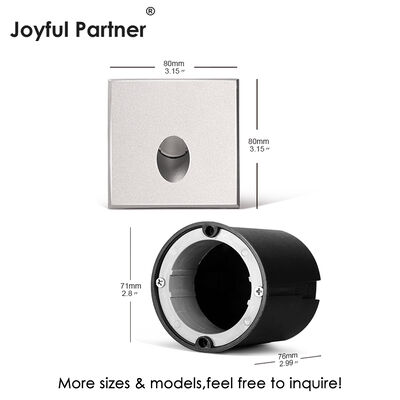 LED Recessed Wall Light 3W Outdoor White Aluminum IP65 for Pathway & Steps