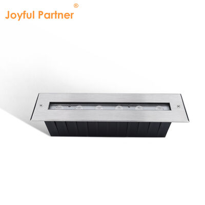 LED Underwater Linear Light IP68 DC24V 6W 12W Recessed Rectangle 328MM Length With 8MM Tempered Glass