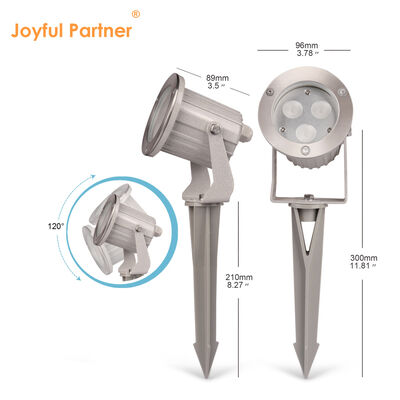 Waterproof LED Garden Spot Lights With Plastic Spike LED GU10 MR16 Bulb For Garden Yard