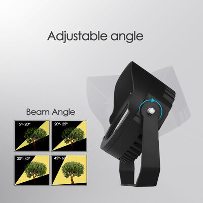 LED Garden Spot Light Adjustable Beam Angle 36W Built-in DMX512 Driver DC24V RGB3in1