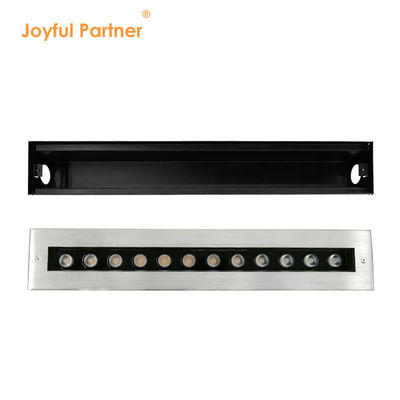 500mm Length LED Recessed Linear Light Fixture 12W IP67 Waterproof Customized