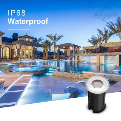 1W IP68 Waterproof Underwater Lights 316SS 12V 24V LED Pool Lights 2700k - 6500k