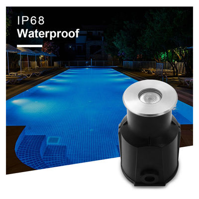 Stainless Steel RGB Colorful Swimming Pool Lights Underwater Mini LED Recessed Lamp