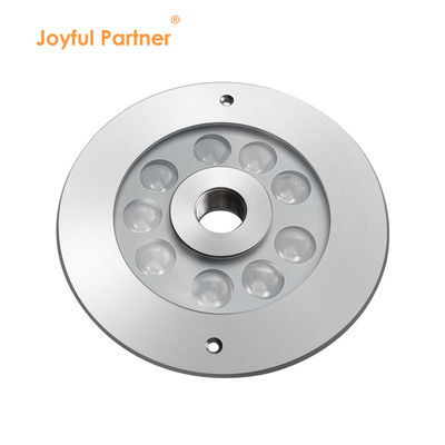 27W 3 in 1 RGB LED Fountain Light Stainless Steel For Commercial Square
