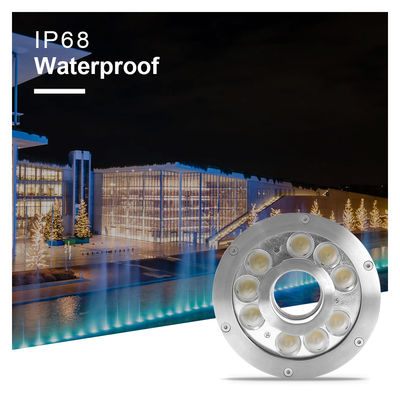 IP68 LED Underwater Fountain Light 2700K - 6500K SS316 12V / 24V Compatible
