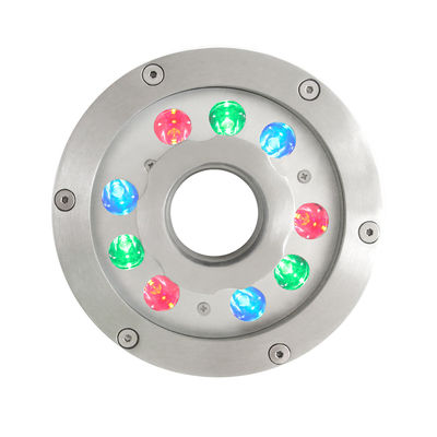 18W RGB LED Fountain Pool Light DMX Control Waterproof IP68 Underwater Light