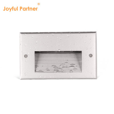 Square IP65 LED Recessed Wall Light 12V 24V Warm White LED Stair Wall Light