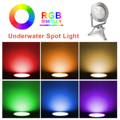 Stainless Steel 316 LED Underwater Spot Light Tripod RGB Spot Light CE RoHS Certified