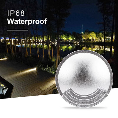 2W IP67 LED Inground Lights Outdoor Ultra Thin Diameter 55mm LED Walkover Lights