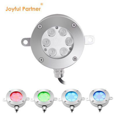 IP68 High Power LED Fountain Lights Waterproof Stainless Steel Body Support DMX512