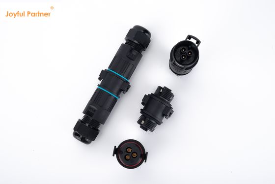 M19 3 Pin Electrical IP68 Quick Connector 2 Way Outdoor Extension Cord Connector