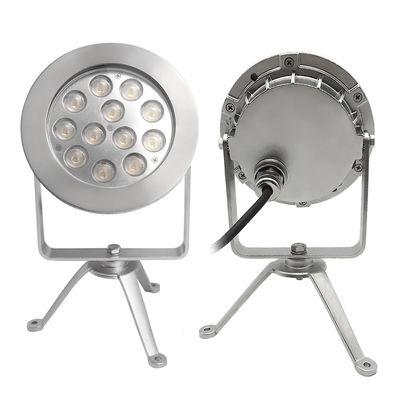 RGB Submersible Pond Lights High Power Low Voltage DC24V IP68 Stainless Steel 48W