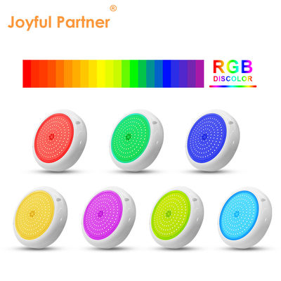 Pond Swimming Pool Light IP68 Color Changing AC12v Resin Filled Flat RGB Surface Mounted 180mm Dia