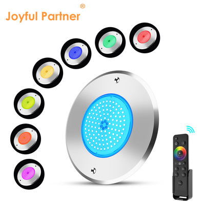 LED Inground Pool Light DIA160MM*32MM  AC12V 316 Stainless Steel With RGB Controller