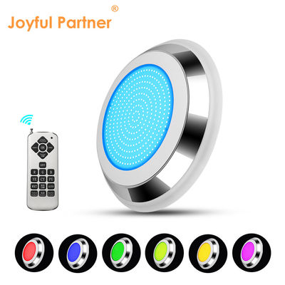 Underwater Swimming Pool Light AC12V Stainless Steel Color Changing RGB DIA280*35MM