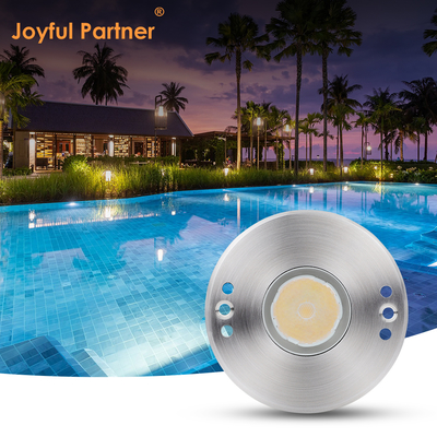 LED Mini  Waterproof Recessed Marker 1W 12V DC 8° Narrow Beam Angle IP68 Outdoor Landscape Lighting