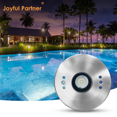 RGB Premium 1W/2W/3W Buried LED Underwater Lights DMX Control 316L Stainless Steel for Pools