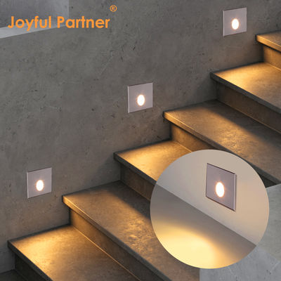 Round LED Stair Light 1W 2W Casting Aluminum Housing Wall Mounted For Outdoor Corridor