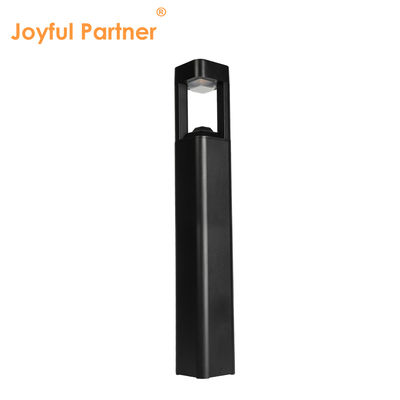 Landscape Post Lighting IP65 Triangle Black Aluminum Height 30cm For Outdoor Courtyard
