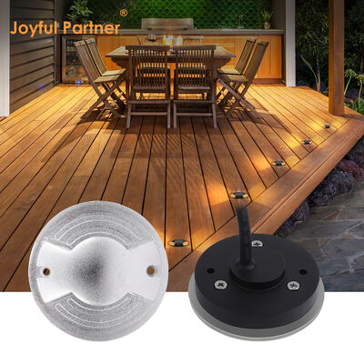 IP67 Ultra-thin Underground Lights 24V 3W DIA70MM Recessed Warm White From China Factory