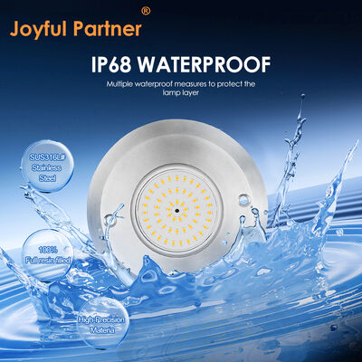 IP68 Underwater PAR 56 Pool Light 6W SMD2835 Dimension 110*34MM Ultra Thin 10MM