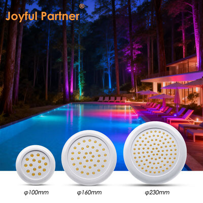 AC12V Plastic Swimming Pool Light 6W Resin Filled 100% IP68 For Underwater Use